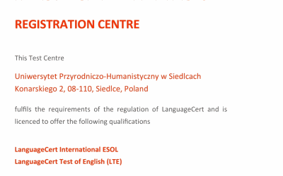 Odnośnik do Egzaminy LTE oraz ESOL ze specjalną zniżką dla studentów UPH