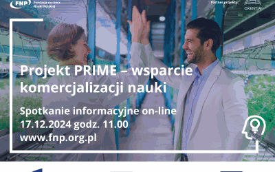 Odnośnik do Projekt PRIME – wsparcie komercjalizacji nauki: spotkanie infor