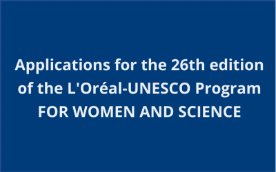 Odnośnik do Applications for the 26th edition of the L'Oréal-UNESCO Program 
