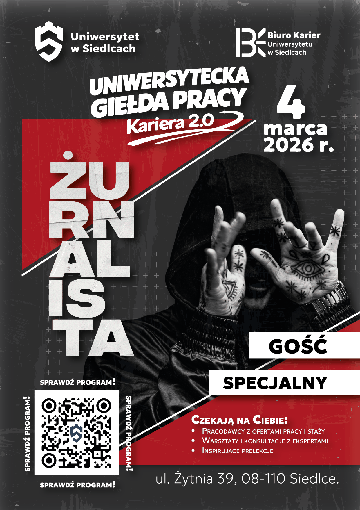 PLAKAT GIELDA PRACY - tekst z plakatu w treści artykułu.